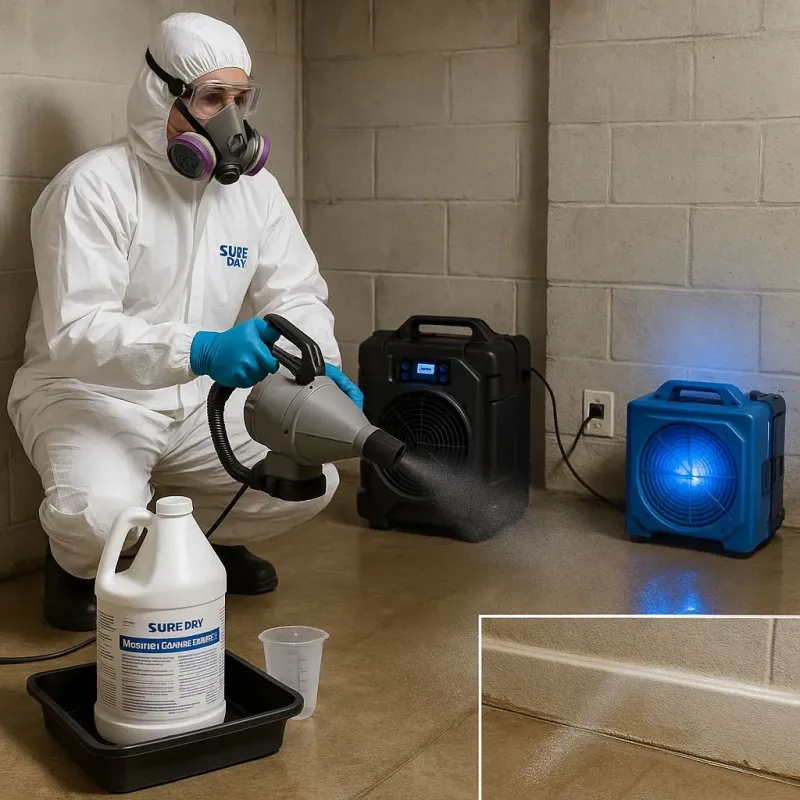 Sanitization and Odor Removal process in San Rafael, CA