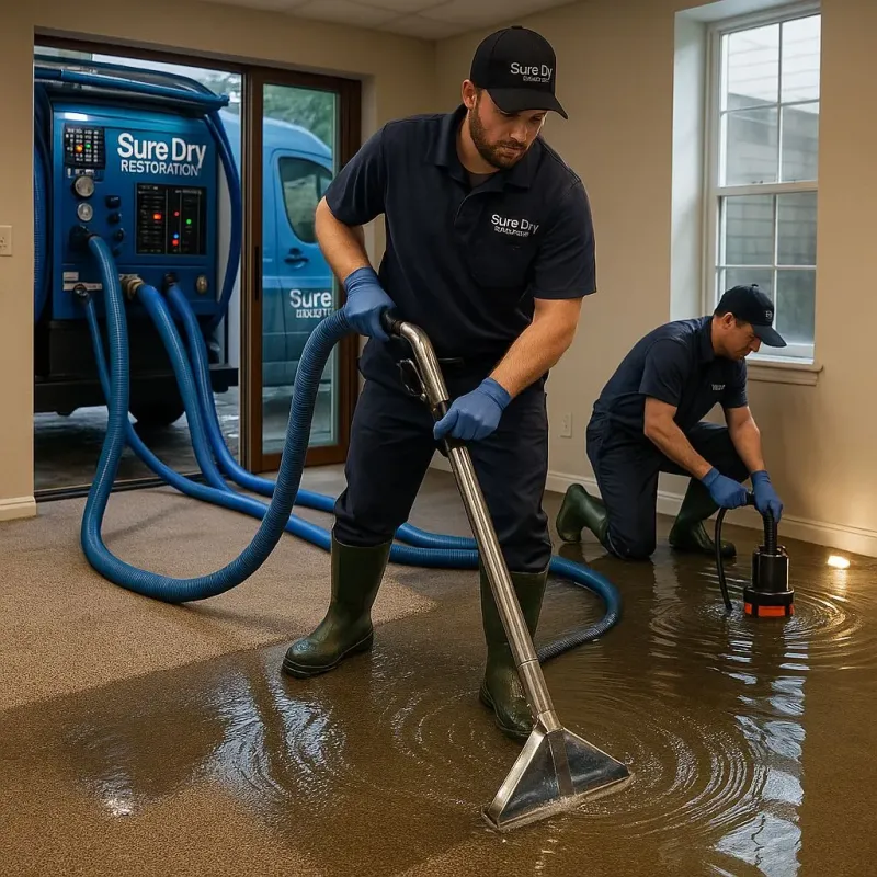 Water Extraction and Removal process in San Rafael, CA